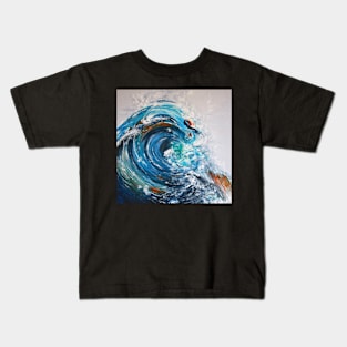 Wave crashing 3 Kids T-Shirt